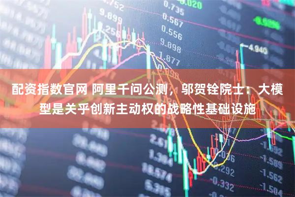 配资指数官网 阿里千问公测，邬贺铨院士：大模型是关乎创新主动权的战略性基础设施